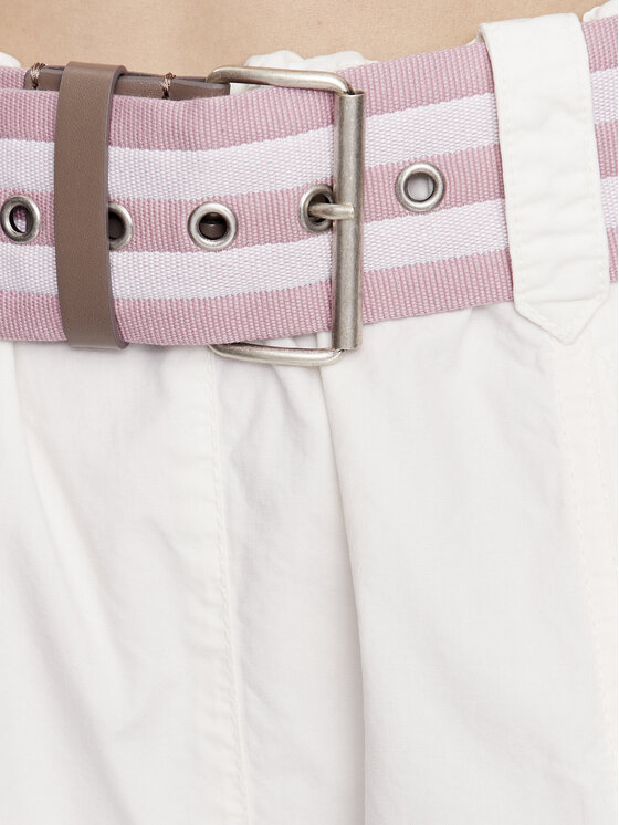 PINKO Pinko Παντελόνι υφασμάτινο Rigore 100685 A0I4 Λευκό Relaxed Fit