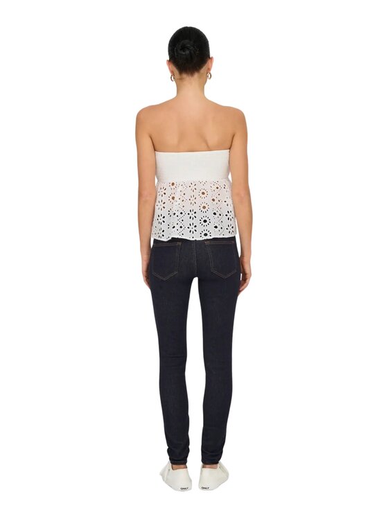 ONLY ONLY Top onlaurora tube top Bianco Regular Fit