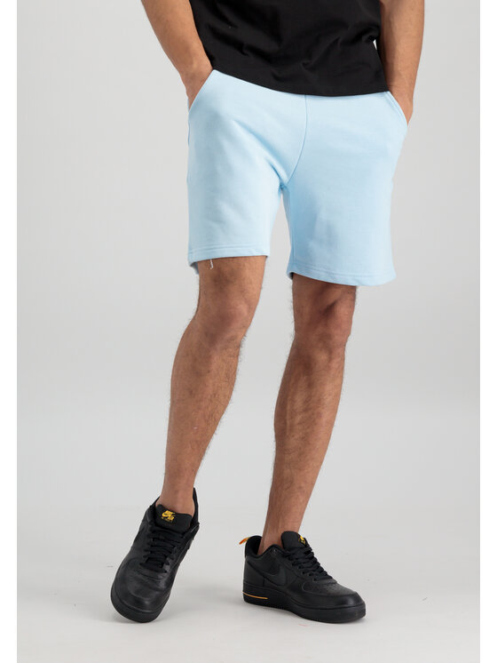 Alpha Industries Alpha Industries Szorty sportowe Organics Jogger Short Niebieski Regular Fit