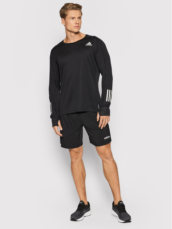 adidas T-shirt technique Own The Run GJ9977 Noir Regular Fit • Modivo.fr