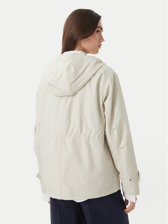Tommy Hilfiger Tommy Hilfiger Bunda pro přechodné období Utility WW0WW48612 Světle béžová Relaxed Fit