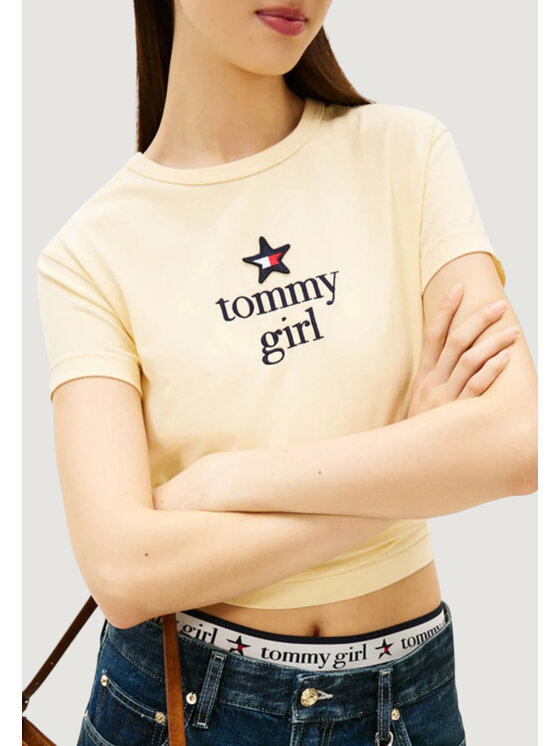 Tommy Jeans Tommy Jeans T-shirt DN0DN00094 Bianco Casual Fit