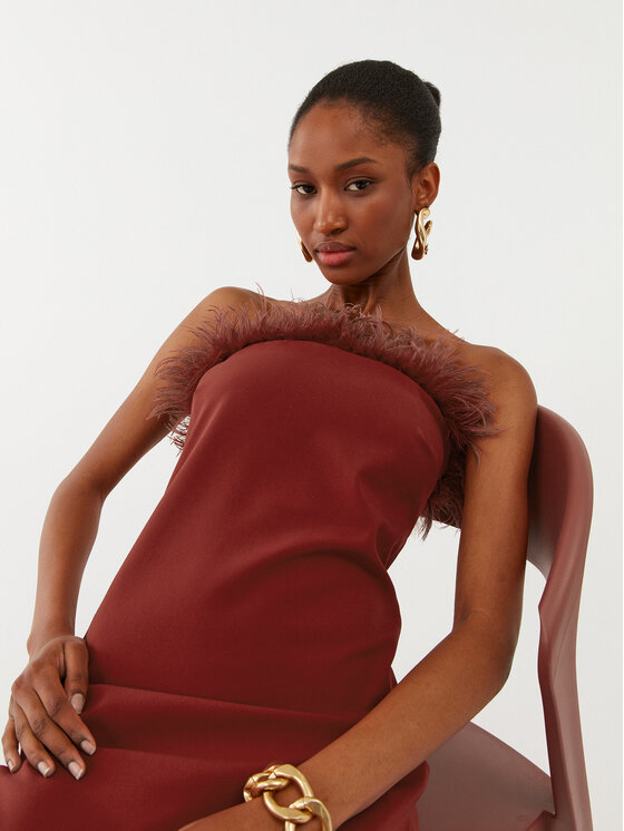 Patrizia Pepe Sukienka koktajlowa 8A1202/A6F5-R799 Czerwony