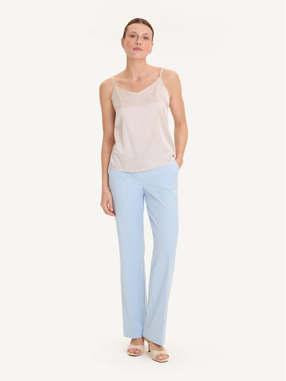 KMX Studio KMX Studio Bluzka 503370019 Srebrny Straight Fit