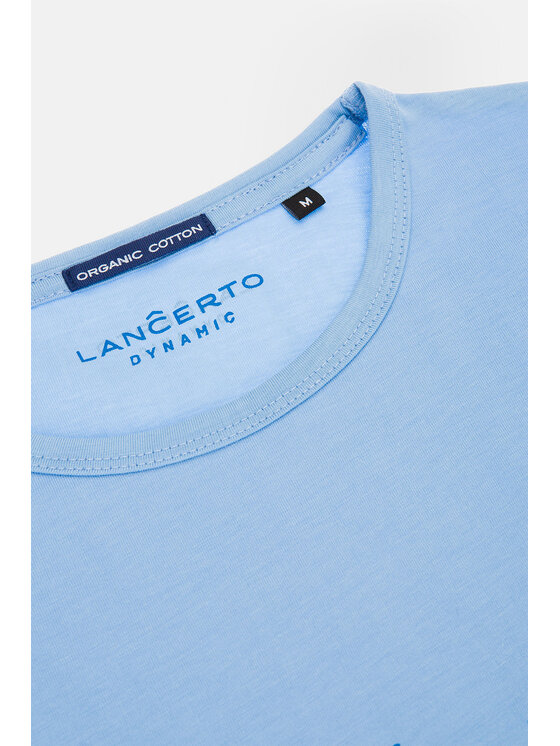 Lancerto Lancerto T-Shirt Alfred TS073221000033 Niebieski Regular Fit