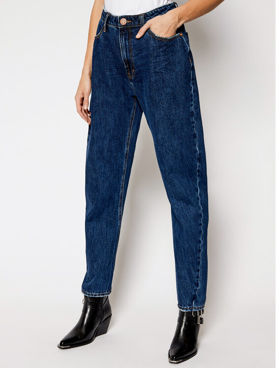 One Teaspoon Jeans hlače Crusarder 23668 Mornarsko modra Relaxed Fit