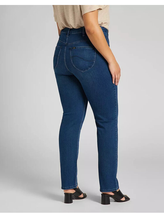 Lee Lee Jeansy CLASSIC STRAIGHT PLUS Niebieski Straight Fit