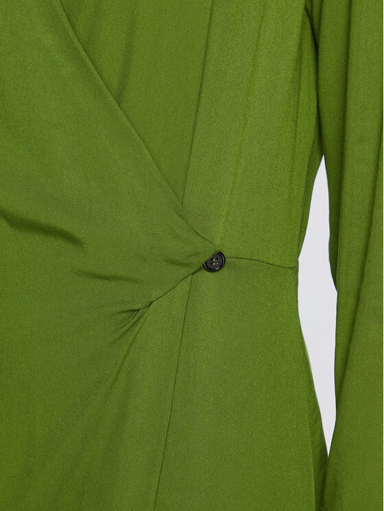United Colors Of Benetton United Colors Of Benetton Kleid für den Alltag 43B2DV02K Grün Regular Fit