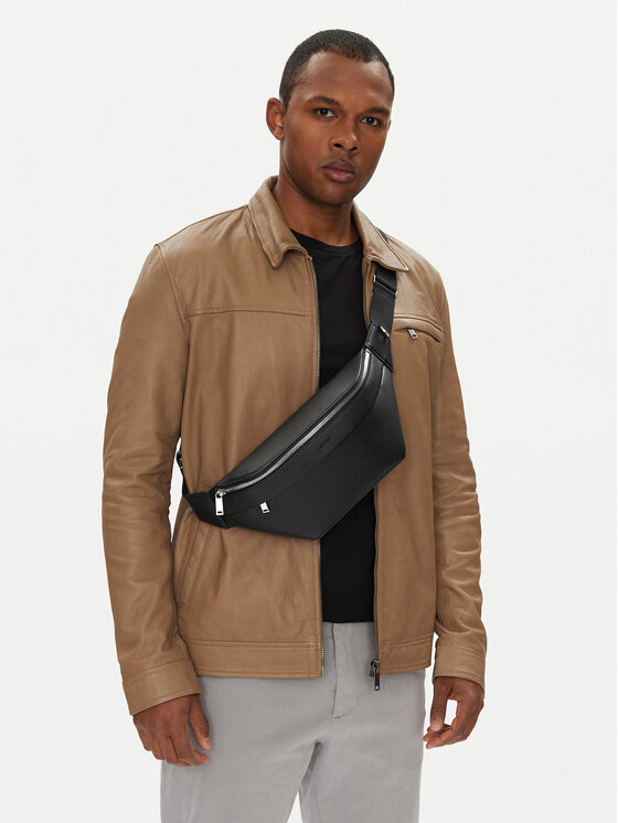 Calvin Klein Nerka Micro Pebble Waistbag 38 LV04D3002G Czarny