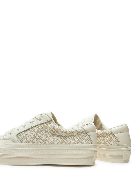 Tommy Hilfiger Tommy Hilfiger Tossud Vulc Leather Sneaker Monogram FW0FW08331 Ekrüüvärv