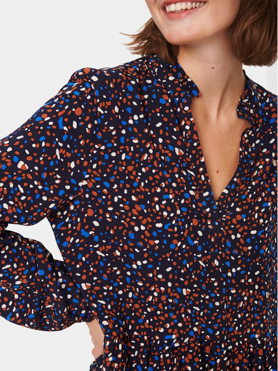 Saint Tropez Saint Tropez Každodenní šaty 30510194 Tmavomodrá Loose Fit