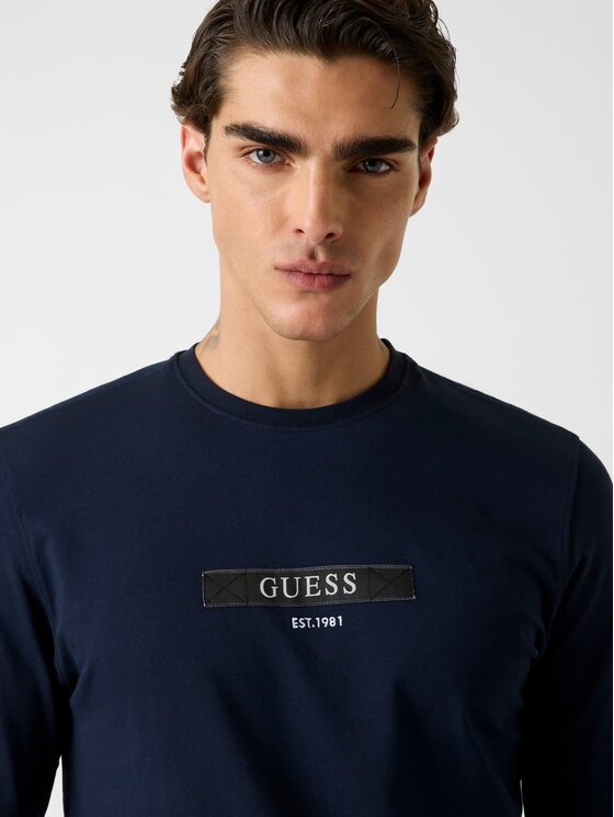 Guess Guess T-shirt 180211 Blu Classic Fit