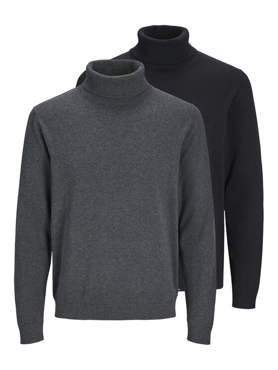 Jack&Jones Jack&Jones Поло Basic 12287649 Черен Regular Fit
