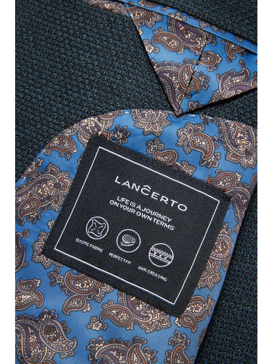 Lancerto Lancerto Marynarka Loiano MA131224000008 Zielony Slim Fit