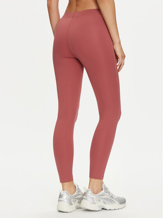 Reebok Reebok Leggings Yoga Peached 7/8 Tight 100037475 Tamnocrvena Slim Fit