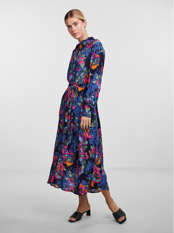 YAS YAS Рокля тип риза 26030726 Цветен Regular Fit