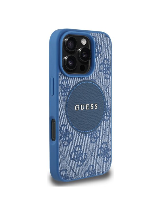 Guess Guess Etui na telefon Apple iPhone 16 Pro Niebieski