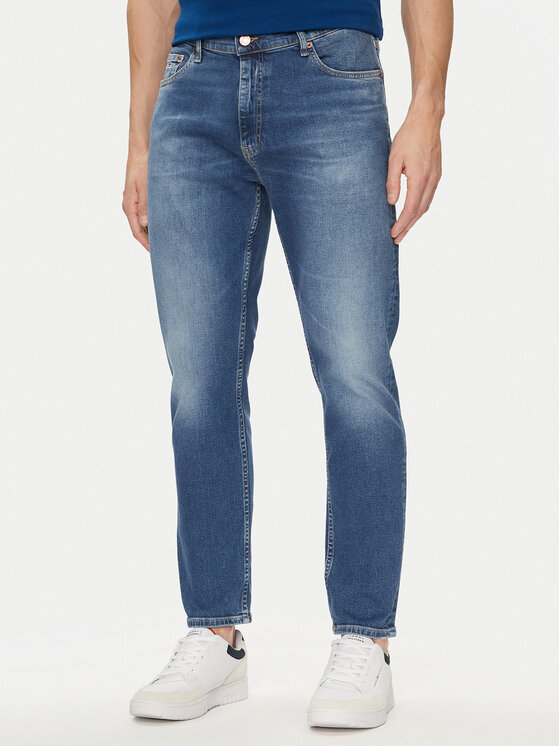 Tommy Jeans Džínsy DM0DM18765 Modrá Tapered Fit