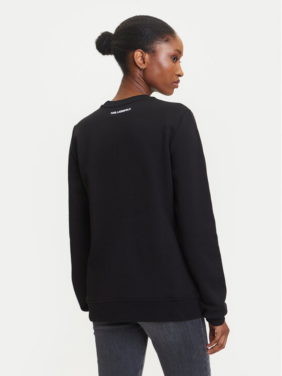 KARL LAGERFELD KARL LAGERFELD Felpa A3W20069 Nero Regular Fit