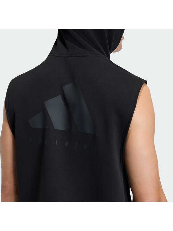 adidas adidas Суитшърт от техническо трико Power Workout KA1201 Черен Regular Fit