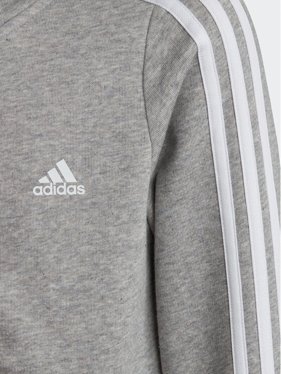 adidas adidas Μπλούζα Essentials 3-Stripes IC3635 Γκρι Slim Fit