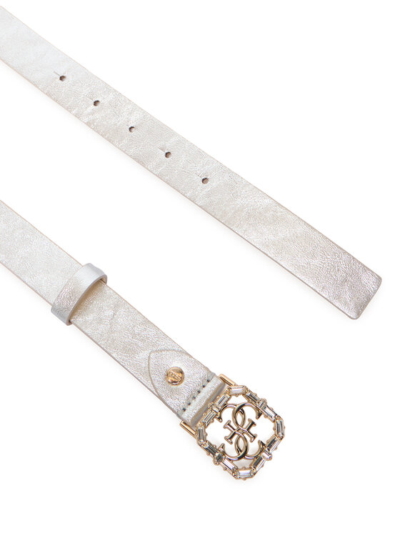 Guess Guess Dámsky opasok BW9326 P6125 Strieborná