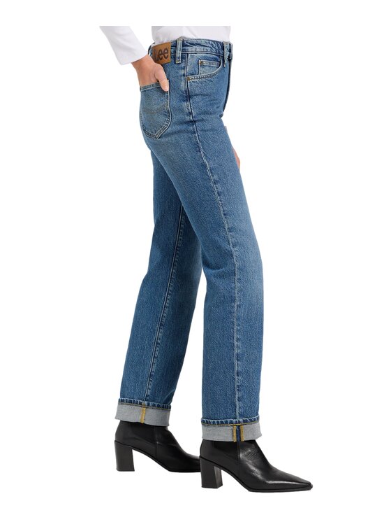 Lee Lee Jeansy 112371090 Niebieski Regular Fit