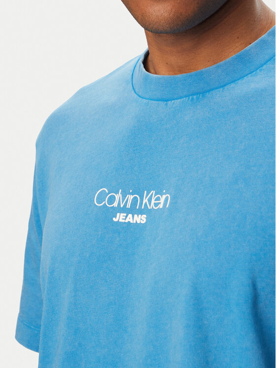 Calvin Klein Jeans Calvin Klein Jeans Tričko LV04RB824G Modrá Regular Fit