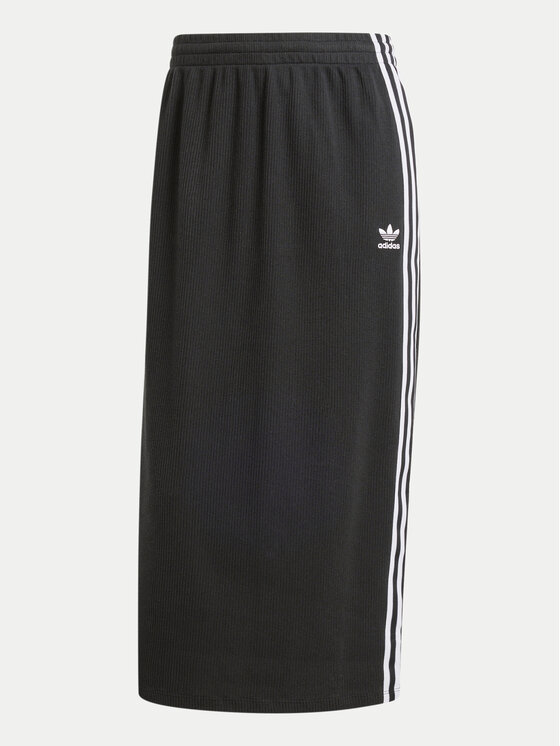 adidas adidas Midi sukně IY7279 Černá Slim Fit