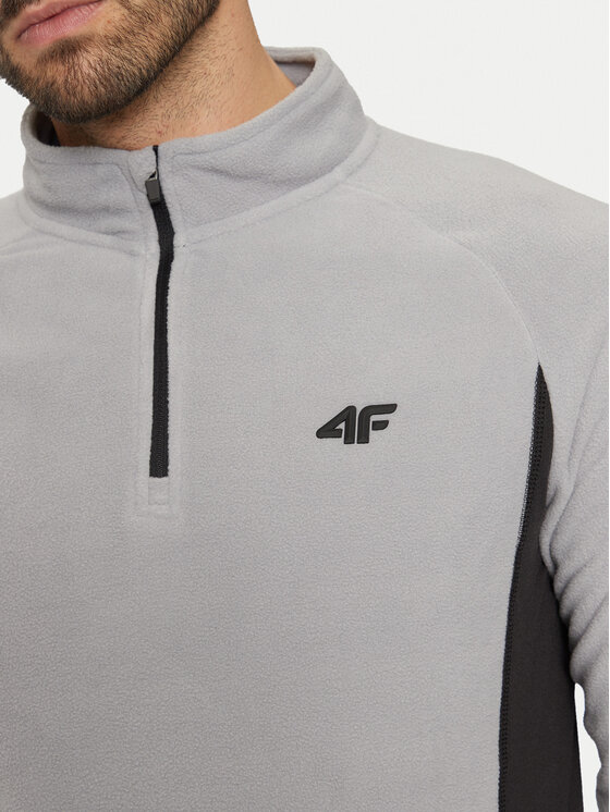 4F 4F Bielizna termoaktywna górna 4FWAW24UFLEM045 Szary Slim Fit