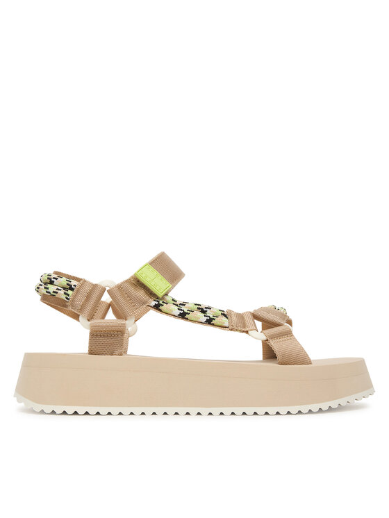 Tommy Jeans Tommy Jeans Sandály Tjw Eva Rope Sandal EN0EN02970 Béžová