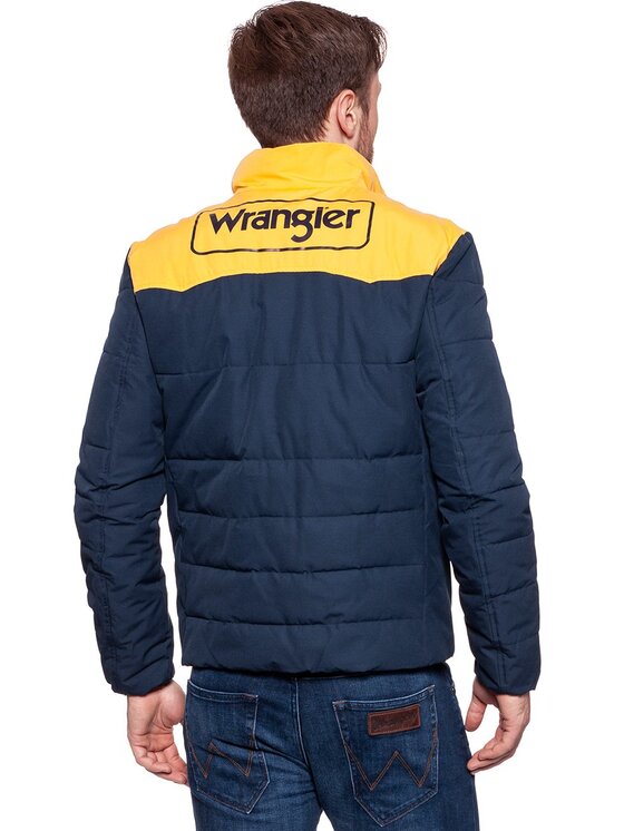 Wrangler Wrangler Kurtka zimowa B&Y RODEO JKT Żółty Regular Fit