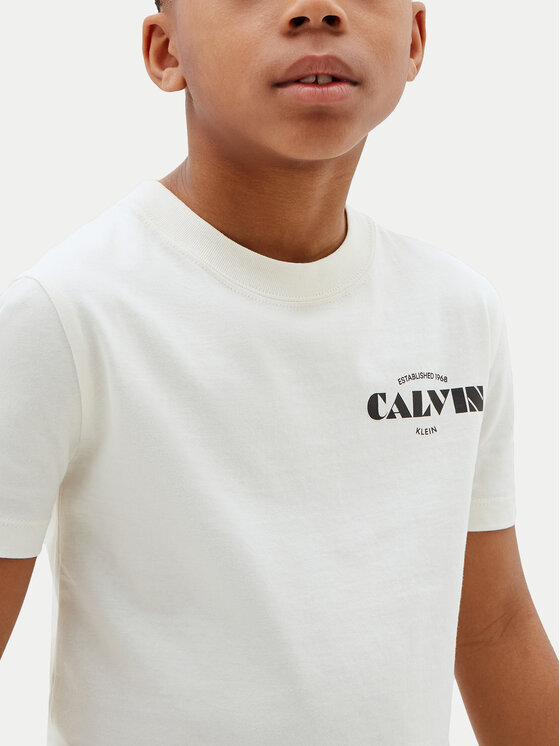 Calvin Klein Calvin Klein T-shirt Small Chest LVCKTJA40B Plava Regular Fit
