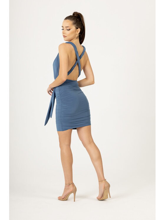 Aurora Aurora Abito da cocktail Aria multiway Blu Feminine Fit