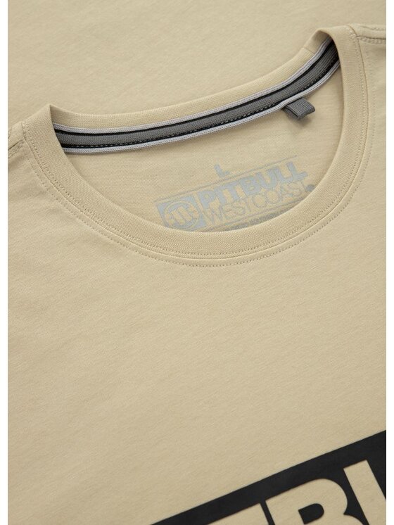 PITBULL PITBULL T-Shirt Koszulka Hilltop XXL Beżowy Regular Fit