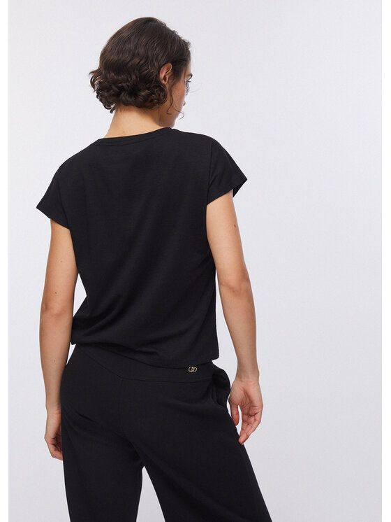 Liu Jo Liu Jo T-shirt TA6164JS870P9298 Nero Regular Fit