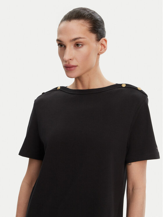 Tommy Hilfiger Tommy Hilfiger Bluza WW0WW42907 Črna Regular Fit