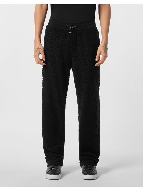 PHILIPP PLEIN PHILIPP PLEIN Spodnie dresowe 26949 Czarny Jogger Fit