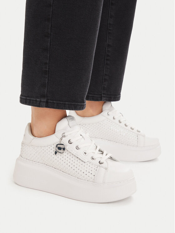 KARL LAGERFELD KARL LAGERFELD Sneakersy KL63577N Biały