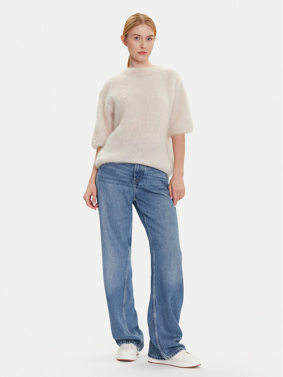 Dixie Dixie Πουλόβερ M277Y101A Εκρού Relaxed Fit
