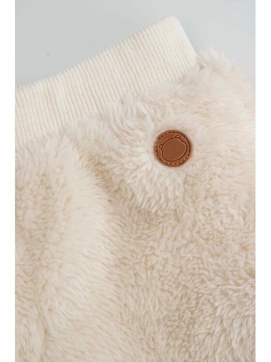 Coccodrillo Coccodrillo Teplákové nohavice ZC5120601FBN-003 Écru Regular Fit