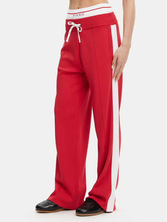 PINKO PINKO Teplákové kalhoty Marsicano 104888 A2FQ Červená Regular Fit