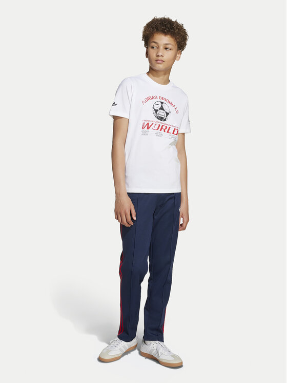 adidas adidas Tricou Graphic JV7694 Alb Regular Fit