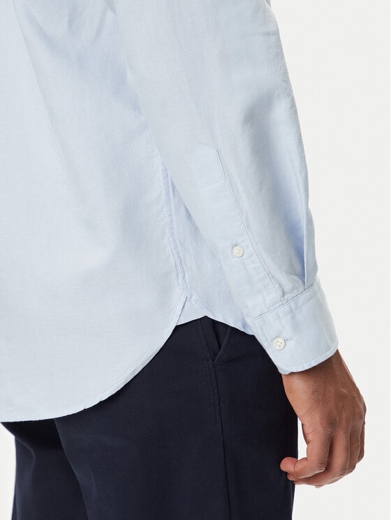 Tommy Hilfiger Tommy Hilfiger Marškiniai MW0MW40716 Žydra Regular Fit