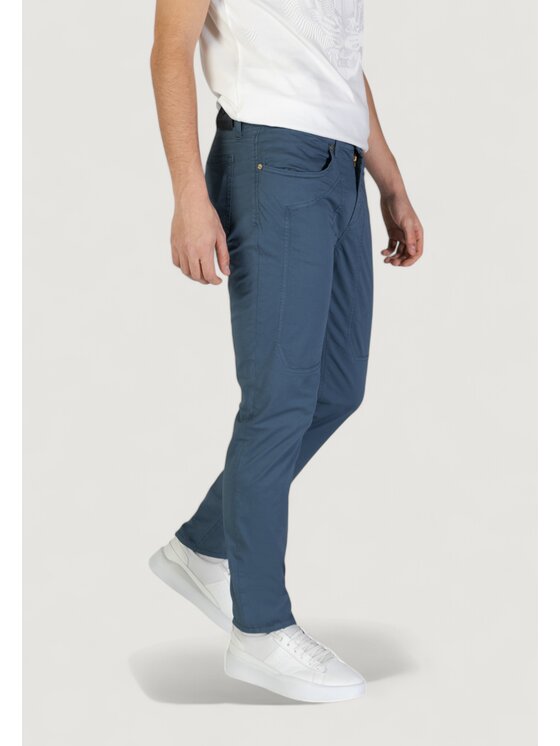 Jeckerson Jeckerson Pantalone da abito JOHN 5 TASCHE TOPPA Blu To Fit