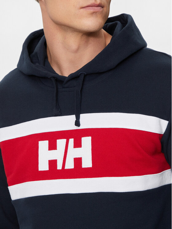 Helly Hansen Helly Hansen Bluza Salt Cotton Hoodie 34474 Granatowy Regular Fit
