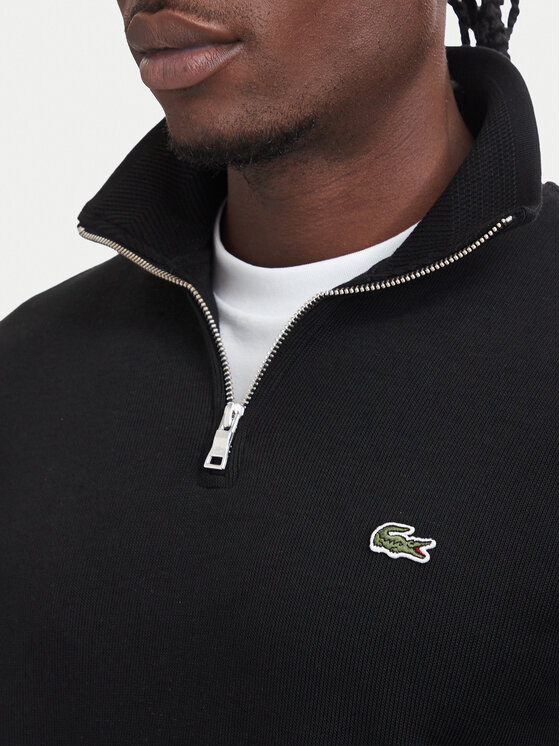 Lacoste Lacoste Majica dugih rukava SH1927 Crna Classic Fit