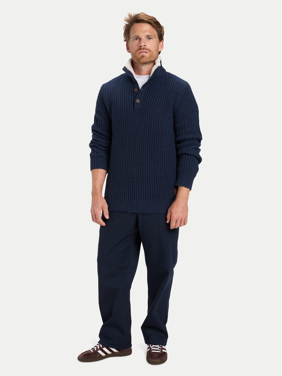 Quiksilver Quiksilver Sweter Boulevard EQYSW03328 Granatowy Regular Fit