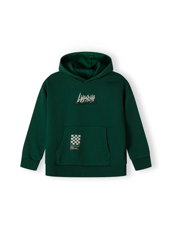 MINOTI MINOTI Bluza 23fleece123 Zielony Regular Fit