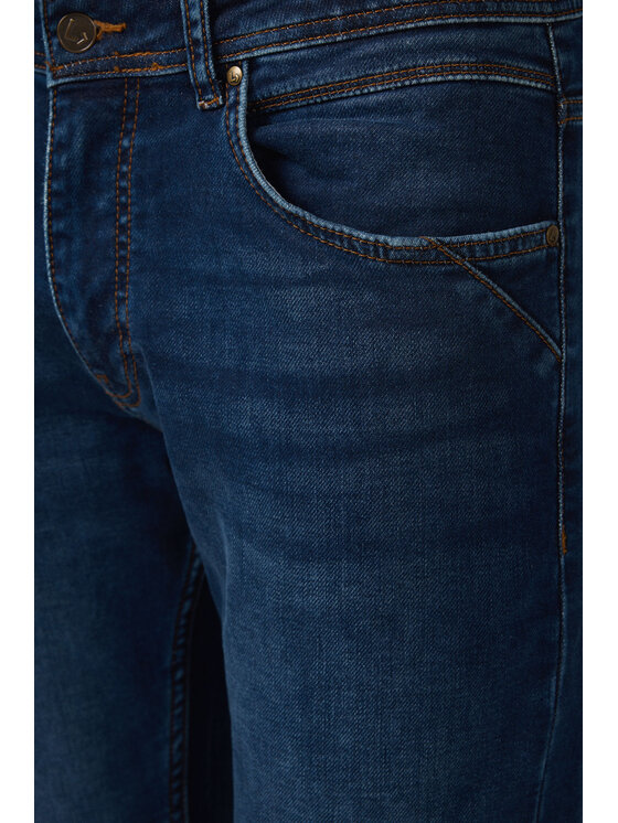 Lancerto Lancerto Spodnie materiałowe Arturo SP113225000009 Granatowy Regular Fit